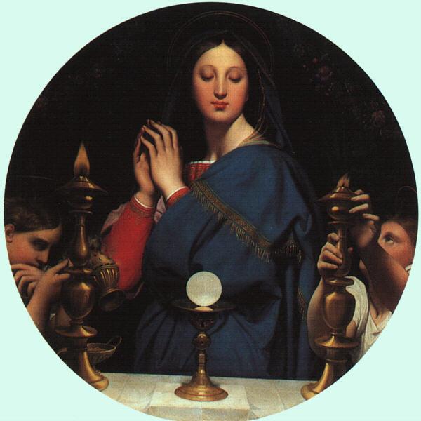 Jean-Auguste Dominique Ingres The Virgin with the Host